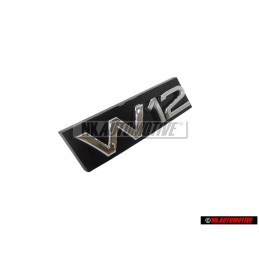 Audi Original W12 Frente Rotulo Insignia Emblema - 4E0853738A 2ZZ