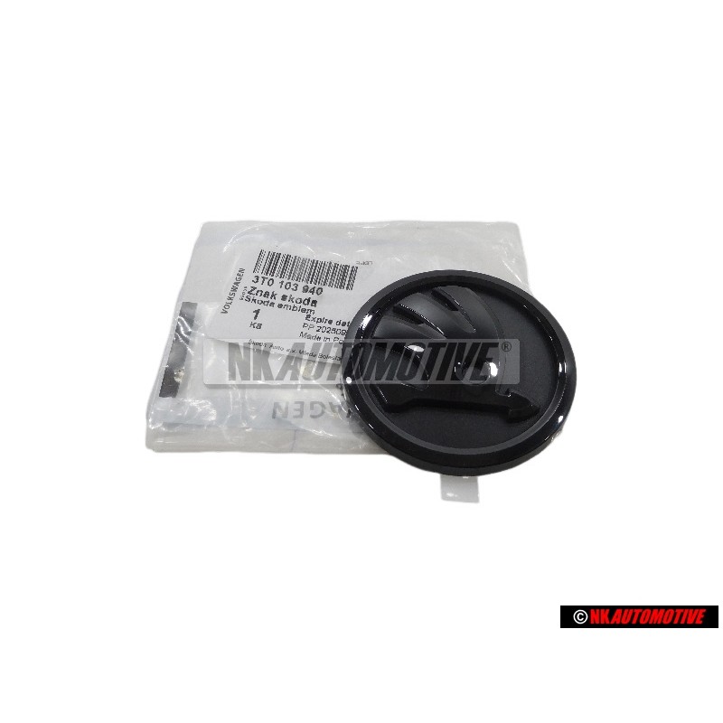 Skoda Original Cubierta Del Motor Simbolo Insignia Emblema - 3T0103940