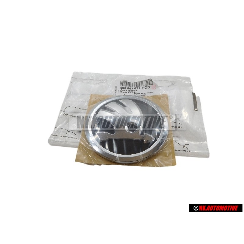 Skoda Original Frente Simbolo Insignia Emblema - 565853621 FOD