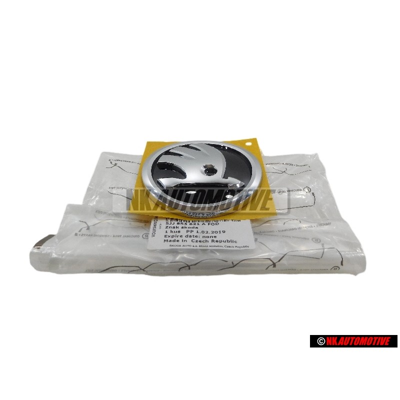 Skoda Original Trasero Simbolo Insignia Emblema - 5JJ853621A FOD