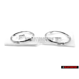 Audi Original Embellecedor Cromado de Faro Antiniebla Izquierdo y Der. 
