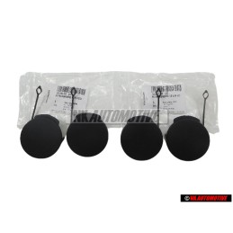 Audi A2 Original SET Tapa Protectora Bien Izquierda y Derecha Negro