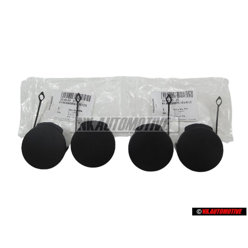 Audi A2 Original SET Tapa Protectora Bien Izquierda y Derecha Negro