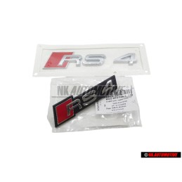 Audi Original SET Rotulo Insignia Emblema Frente & Trasero - RS4 B9 (8W)