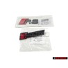Audi Original SET Rotulo Insignia Emblema Frente & Trasero Negro - RS4 B9 (8W)