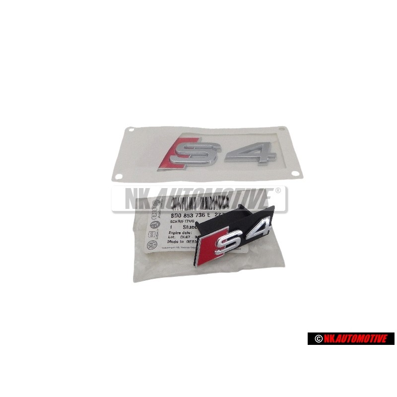 Audi Original SET Rotulo Insignia Emblema - Facelift S4 B5.5 (8D)