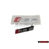 Audi Original SET Rotulo Insignia Emblema Frente & Trasero - RS6 C6 (4F)