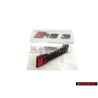 Audi Original SET Rotulo Insignia Emblema Frente & Trasero Negro - RS3 FL (8V)