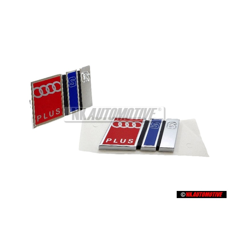 Audi Original SET Rotulo Insignia Emblema Frente & Trasero - S6 PLUS C4 (4A)