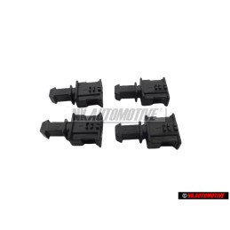 4x VW Original Caja Lenguetas Enchufe Plano - 191972711
