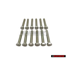 12x VW Original Tornillo Hexagonal - N 0402622