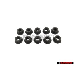 10x VW Original Tuerca Hexagonal - N 10045301