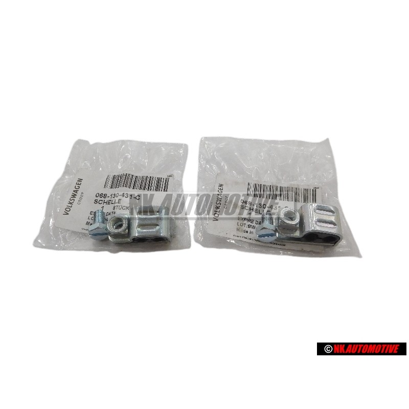 2x VW Original Abrazadera - 068130431C