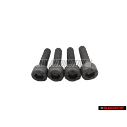 4x VW Original Tornillo Cilindrico Con Cabeza De Hexagono Interior - N 01470514