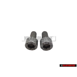 2x VW Original Tornillo Cilindrico Con Cabeza De Hexagono Interior - N 01470111