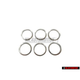 6x VW Original Anillo Junta - N 0138128