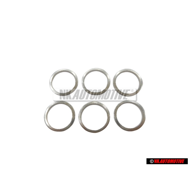 6x VW Original Anillo Junta - N 0138128