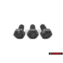 3x VW Original Tornillo Hexagonal - N 01023929