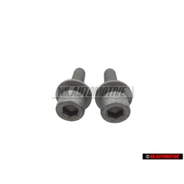 2x VW Original Tornillo Cilindrico Con Cabeza De Hexagono Interior - N 10172501