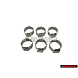 6x VW Original Abrazadera - N 10083401