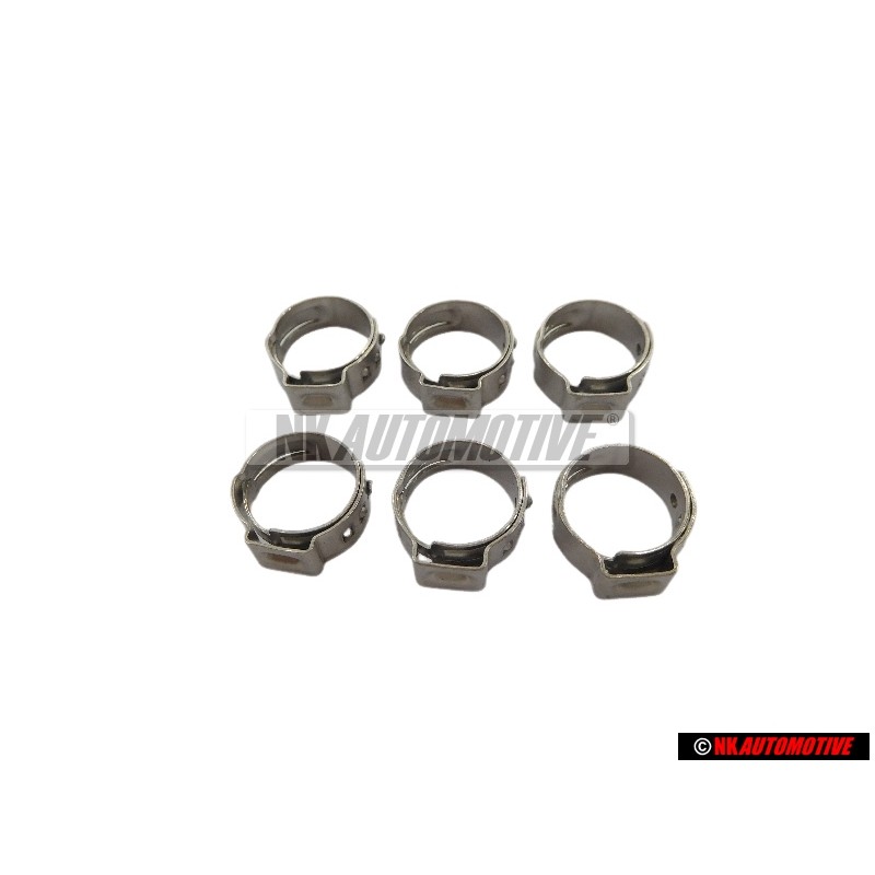 6x VW Original Abrazadera - N 10083401