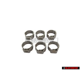 6x VW Original Abrazadera - N 10049701
