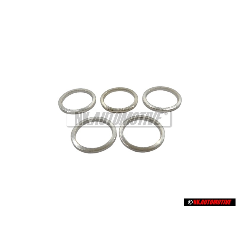 5x VW Original Anillo Junta - N 0138128