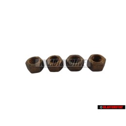 4x VW Original Tuerca Hexag., Autoblocante - N 90085001
