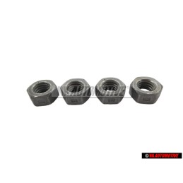 4x VW Original Tuerca Hexag., Autoblocante - N 90074404