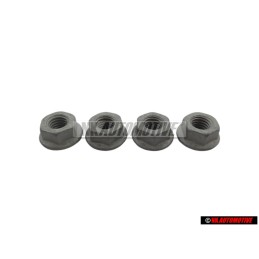 4x VW Original Tuerca De Collar Hexagonal - N 01508315