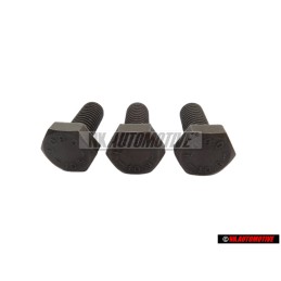 3x VW Original Tornillo Hexagonal - N 01025414