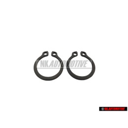 2x VW Original Anillo De Seguridad - N 90081101
