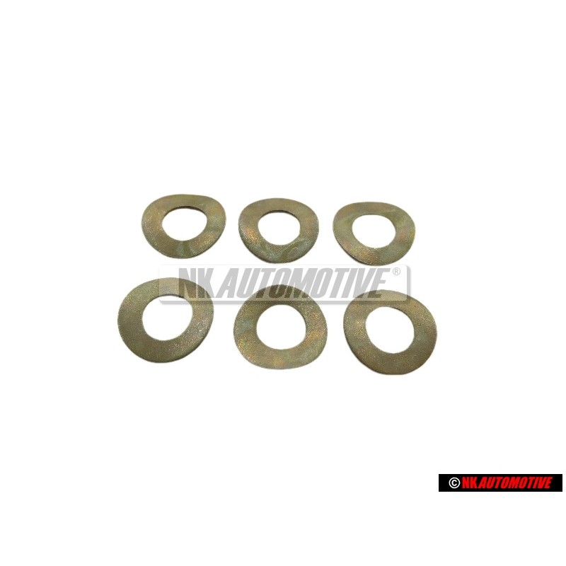 6x VW Original Arandela Elastica - N 0122283