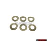 6x VW Original Arandela Elastica - N 0122283