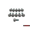 11x VW Original Tornillo Hexagonal Con Collar - N 90063905