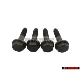 4x VW Original Tornillo Hexagonal - N 0195512