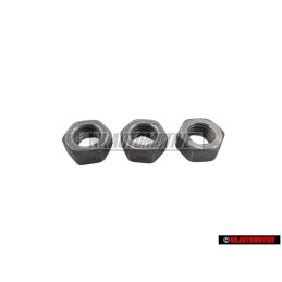 3x VW Original Tuerca Hexag., Autoblocante - N 90074404