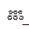 6x VW Original Tuerca Hexag., Autoblocante - N 90074404