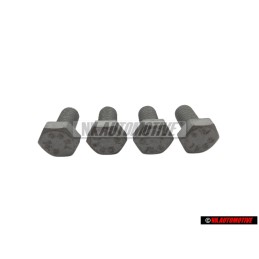 4x VW Original Tornillo Hexagonal - N 01023820