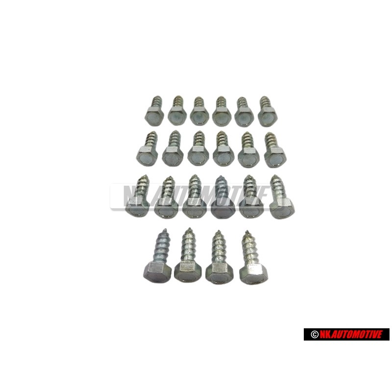 22x VW Original Tornillo Hexagonal P. 