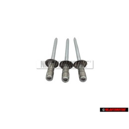 3x VW Original Remache Ciego - N 90437401