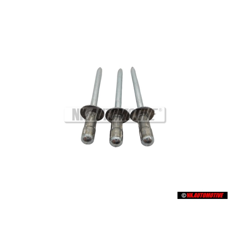 3x VW Original Remache Ciego - N 90437401