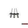 3x VW Original Remache Ciego - N 90437401