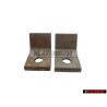 2x VW Original Placa De Fijacion Para Bisagra De Puerta - 323809653