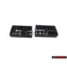 2x VW Original Suplemento Giratorio Negro Satinado - 191819707E 01C