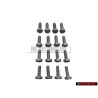 16x VW Original Tornillo Hexagonal P. 