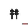 2x VW Original Soporte Para Cubierta Negro Satinado - 191867775A 01C