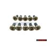 10x VW Original Tornillo Alomado, Autoaseguran - N 01412913