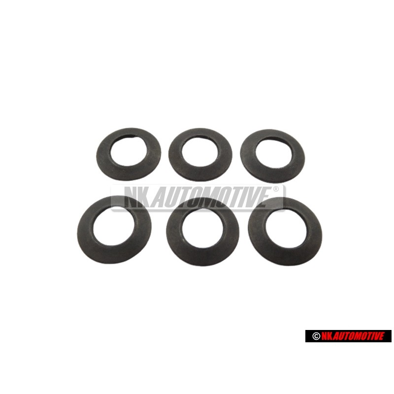 6x VW Original Muelle De Disco - 111837941