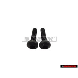 2x VW Original Tornillo Abombado Para Chapa Con Hexagono Interior - N 10661801